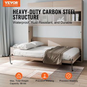 Murphy Bed Kit, Twin Size, Deluxe DIY Wall Bed Mechanical Hardware Kit, Pneumatic Lever Heavy Duty Bed Frame V952-MFCZDJGQDGCFAAC17V0