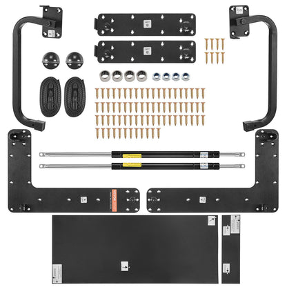 Murphy Bed Kit, Twin Size, Deluxe DIY Wall Bed Mechanical Hardware Kit, Pneumatic Lever Heavy Duty Bed Frame V952-MFCZDJGQDGCFAAC17V0