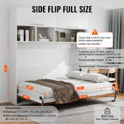 Murphy Bed Kit, Full Size, Deluxe DIY Wall Bed Mechanical Hardware Kit, Pneumatic Lever Heavy Duty Bed Frame V952-MFCZDJGQDGCFZZVUZV0