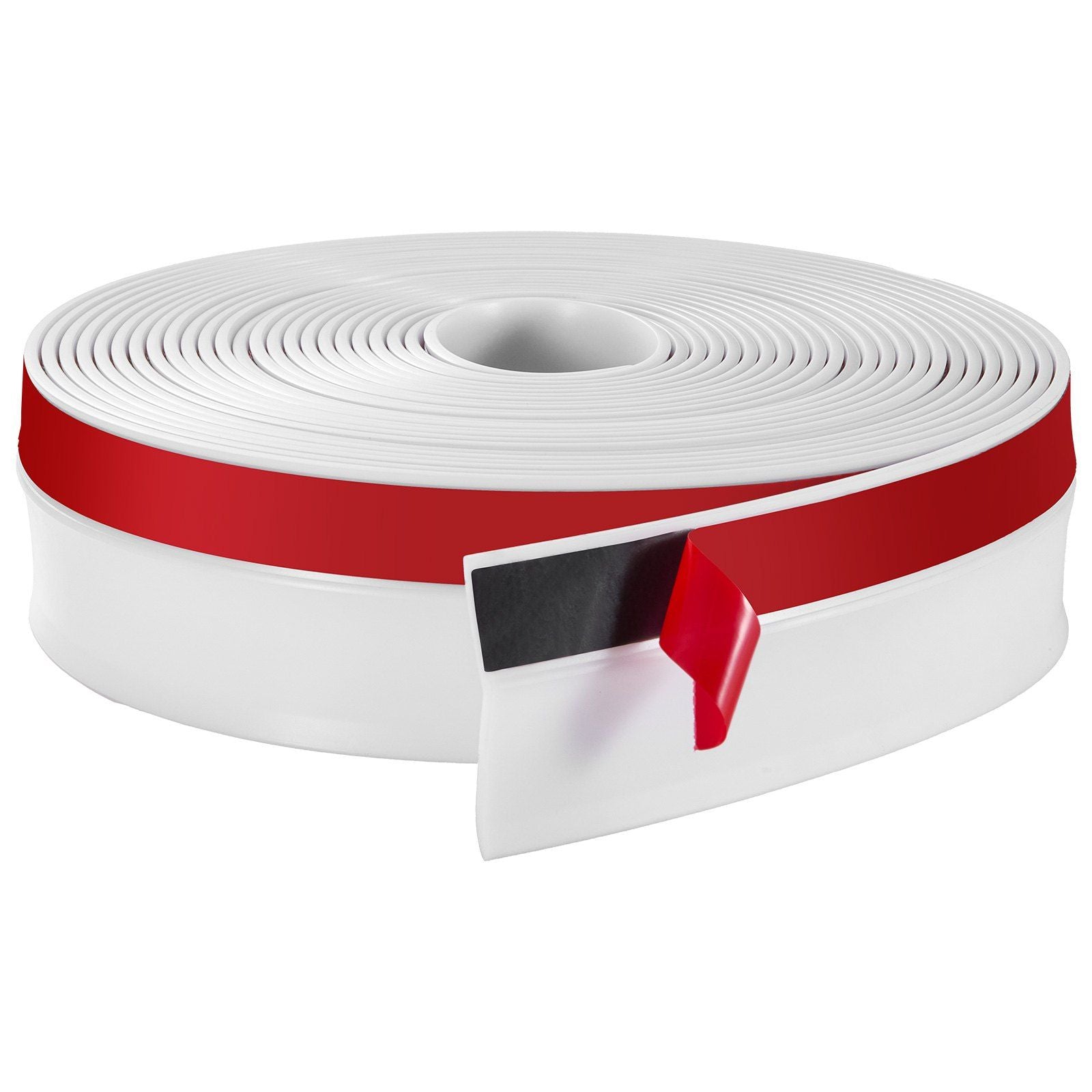 Garage Door Seal Top and Sides Seal Strip, 34 FT Universal Weather Stripping Replacement Soft and Hard V952-MFT1J34FTDBJENC7NV0