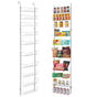 10-Tier Over the Door Pantry Organizer Hanging Storage Rack Adjustable V952-MGCCJ10CBS0009SB7V0