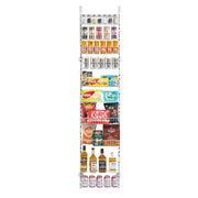 10-Tier Over the Door Pantry Organizer Hanging Storage Rack Adjustable V952-MGCCJ10CBS0009SB7V0