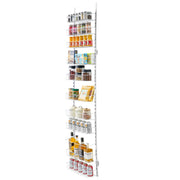 10-Tier Over the Door Pantry Organizer Hanging Storage Rack Adjustable V952-MGCCJ10CBS0009SB7V0