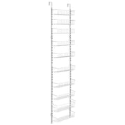 10-Tier Over the Door Pantry Organizer Hanging Storage Rack Adjustable V952-MGCCJ10CBS0009SB7V0