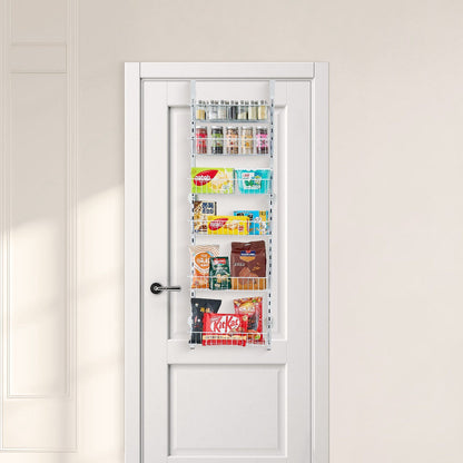 Over the Door Pantry Organizer, 6-Tier Pantry Organization and Storage, Heavy-Duty Steel Hanging Spice Rack, V952-MGCCJ6CBS000OVVBPV0