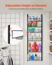 Over the Door Pantry Organizer, 6-Tier Pantry Organization and Storage, Heavy-Duty Steel Hanging Spice Rack, V952-MGCCJ6CHS000VBPIVV0