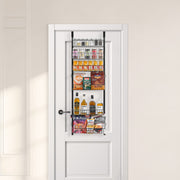 Over the Door Pantry Organizer, 6-Tier Pantry Organization and Storage, Heavy-Duty Steel Hanging Spice Rack, V952-MGCCJ6CHS000VBPIVV0