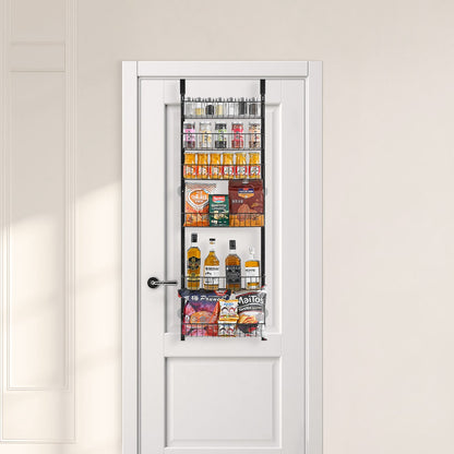 Over the Door Pantry Organizer, 6-Tier Pantry Organization and Storage, Heavy-Duty Steel Hanging Spice Rack, V952-MGCCJ6CHS000VBPIVV0