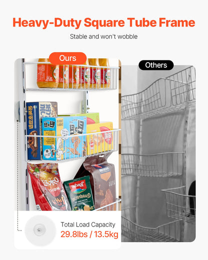 Over the Door Pantry Organizer, 9-Tier Pantry Organization and Storage, Heavy-Duty Steel Hanging Spice Rack, V952-MGCCJ9CBS000XN3NWV0