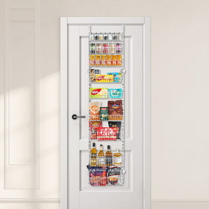 Over the Door Pantry Organizer, 9-Tier Pantry Organization and Storage, Heavy-Duty Steel Hanging Spice Rack, V952-MGCCJ9CBS000XN3NWV0