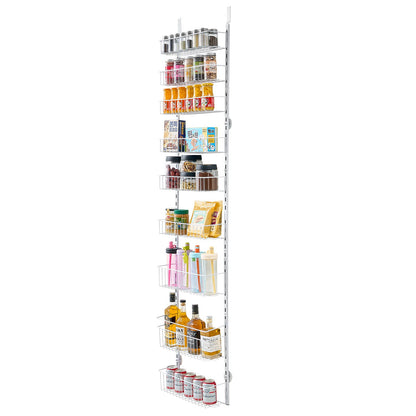 Over the Door Pantry Organizer, 9-Tier Pantry Organization and Storage, Heavy-Duty Steel Hanging Spice Rack, V952-MGCCJ9CBS000XN3NWV0