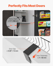 Over the Door Pantry Organizer, 9-Tier Pantry Organization and Storage, Heavy-Duty Steel Hanging Spice Rack, V952-MGCCJ9CHS000PMUY7V0
