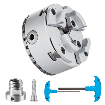 KP96 Lathe Chuck, 4-Jaw 96 mm Diameter, Metal Lathe Chuck Turning Machine Accessories, Self-centering Tool, V952-MGCCKP375YC0FQLQ0V0
