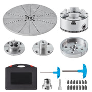 KP965 Lathe Chuck, 4-Jaw 96 mm Diameter, Metal Lathe Chuck Turning Machine Accessories with 5 Sets of Jaws, V952-MGCCKPTZ375YV7TVVV0