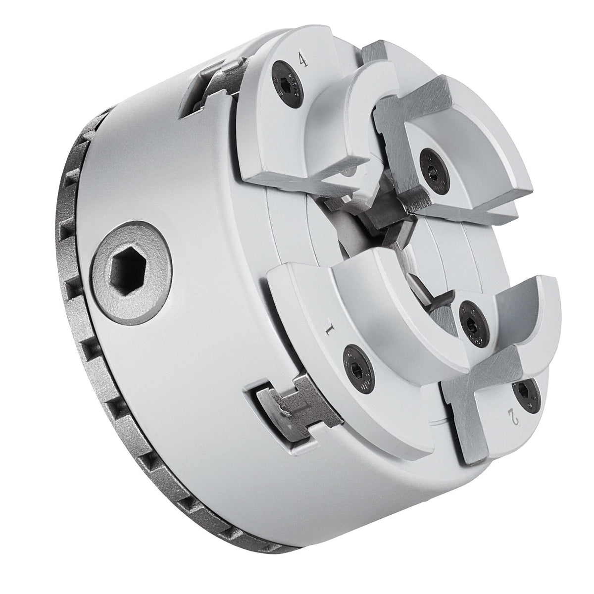 KP965 Lathe Chuck, 4-Jaw 96 mm Diameter, Metal Lathe Chuck Turning Machine Accessories with 5 Sets of Jaws, V952-MGCCKPTZ375YV7TVVV0
