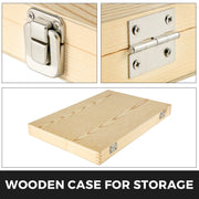 Woodworking Lathe Chisel Set 8 Piece Set Lathe Chisel HSS Steel Blades Wood Turning Tools Wooden Case for V952-MGCD8PCSMGCCZHBT1V0