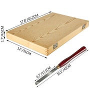Woodworking Lathe Chisel Set 8 Piece Set Lathe Chisel HSS Steel Blades Wood Turning Tools Wooden Case for V952-MGCD8PCSMGCCZHBT1V0