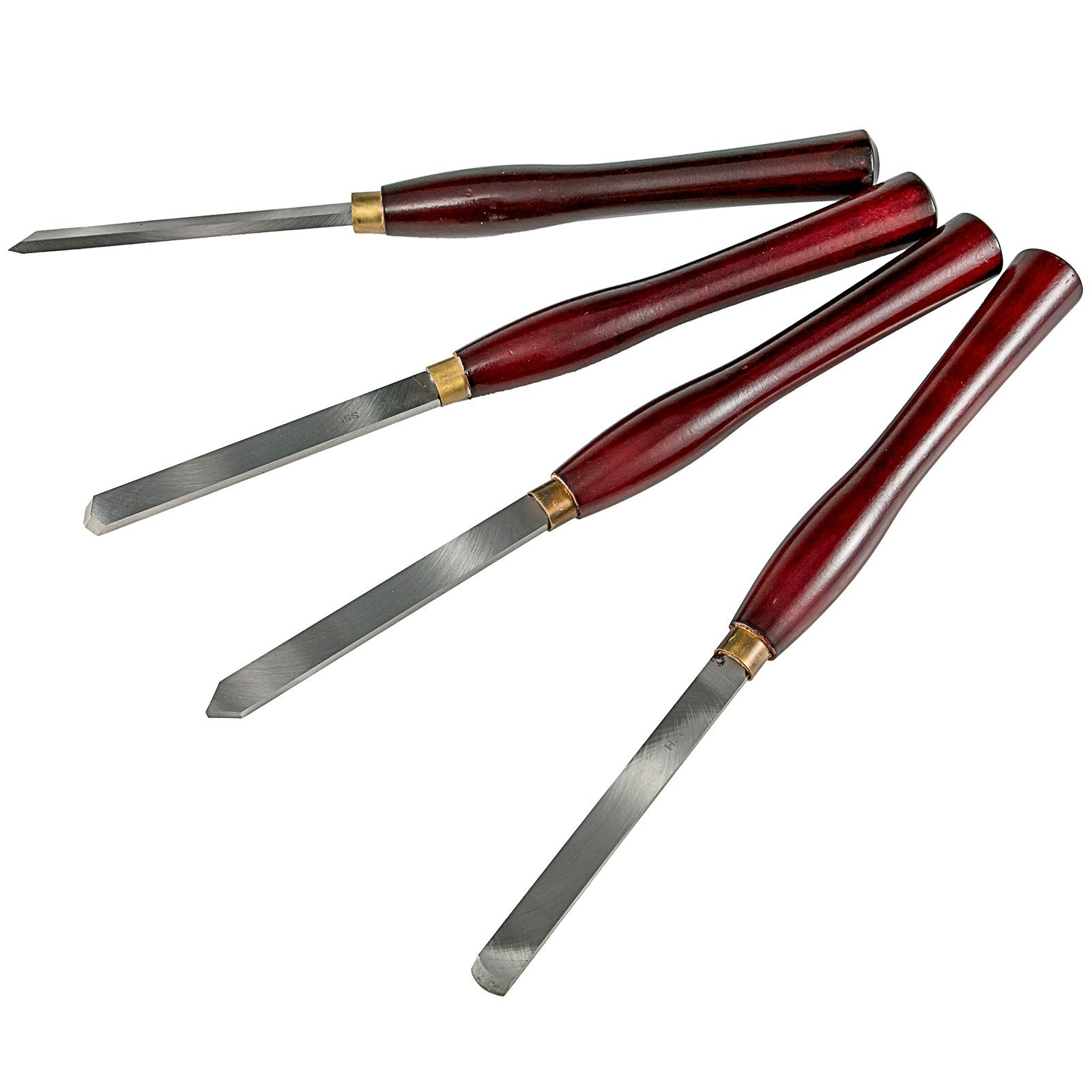 Woodworking Lathe Chisel Set 8 Piece Set Lathe Chisel HSS Steel Blades Wood Turning Tools Wooden Case for V952-MGCD8PCSMGCCZHBT1V0