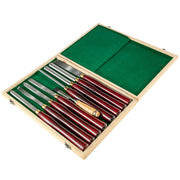 Woodworking Lathe Chisel Set 8 Piece Set Lathe Chisel HSS Steel Blades Wood Turning Tools Wooden Case for V952-MGCD8PCSMGCCZHBT1V0
