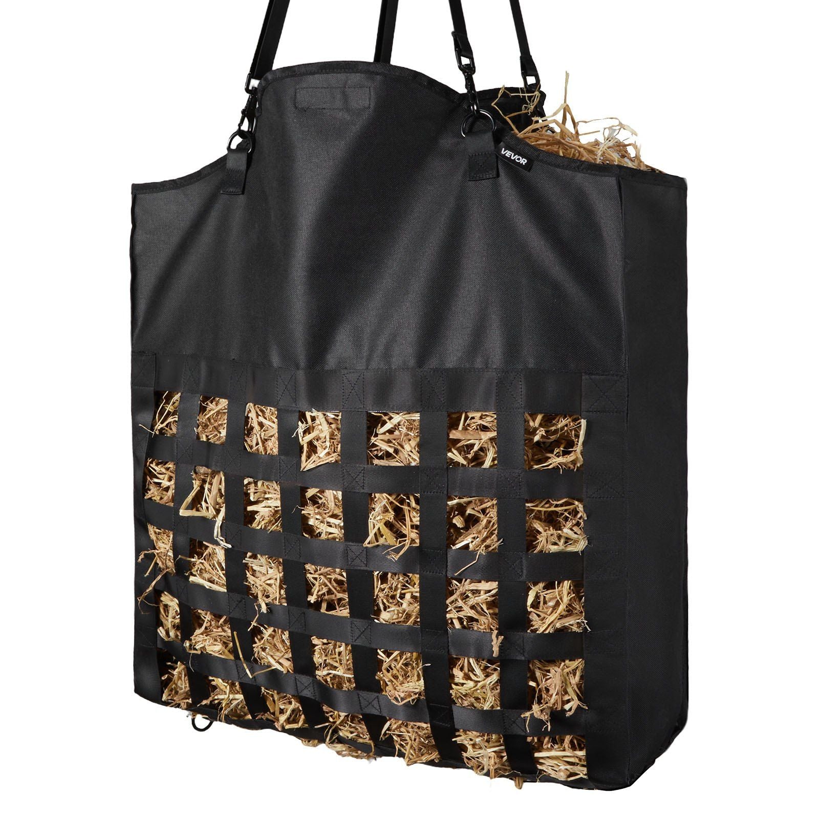 Hay Bag for Horses, 55 x 18.5 x 64 cm, 46 x 46 mm Holes, Premium Nylon Construction with PVC Waterproof V952-MGCDZWYBZD21BJ7DL001V0