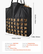 Hay Bag for Horses, 55 x 18.5 x 64 cm, 46 x 46 mm Holes, Premium Nylon Construction with PVC Waterproof V952-MGCDZWYBZD21BJ7DL001V0
