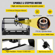 Cnc 3018 Pro 10000RPM Cnc 3018 300x180x45mm Cnc Machine GRBL Control Mini Laser Engraver with Offline V952-MGDKJ3018MJCK0001V3
