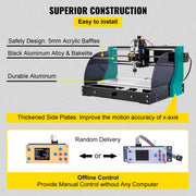 Cnc 3018 Pro 10000RPM Cnc 3018 300x180x45mm Cnc Machine GRBL Control Mini Laser Engraver with Offline V952-MGDKJ3018MJCK0001V3