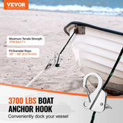 Boat Anchor Hook Stainless Steel Knotless Anchor System with Quick Release V952-MGDPBXG00000YPXS9V0