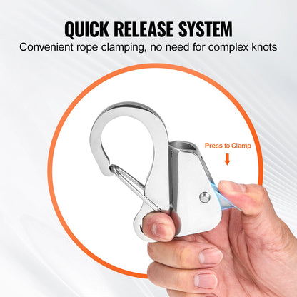 Boat Anchor Hook Stainless Steel Knotless Anchor System with Quick Release V952-MGDPBXG00000YPXS9V0