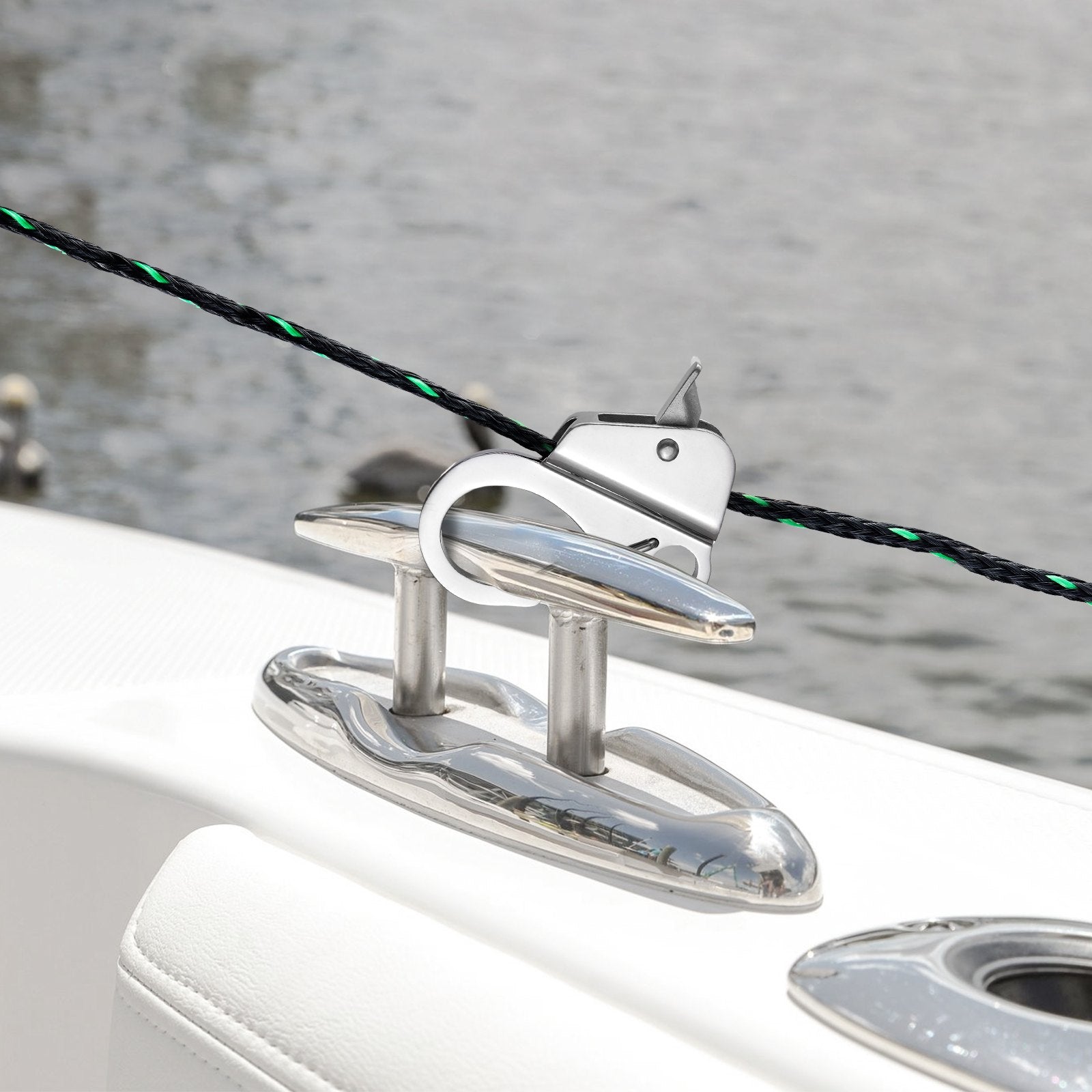Boat Anchor Hook Stainless Steel Knotless Anchor System with Quick Release V952-MGDPBXG00000YPXS9V0