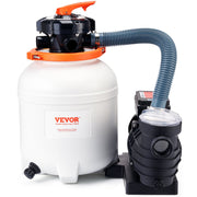 Sand Filter Above Ground with 285W Pool Pump 10,000 L/H Flow 6-Way Valve V952-MGYCSLBYCTFDG4UYPV3