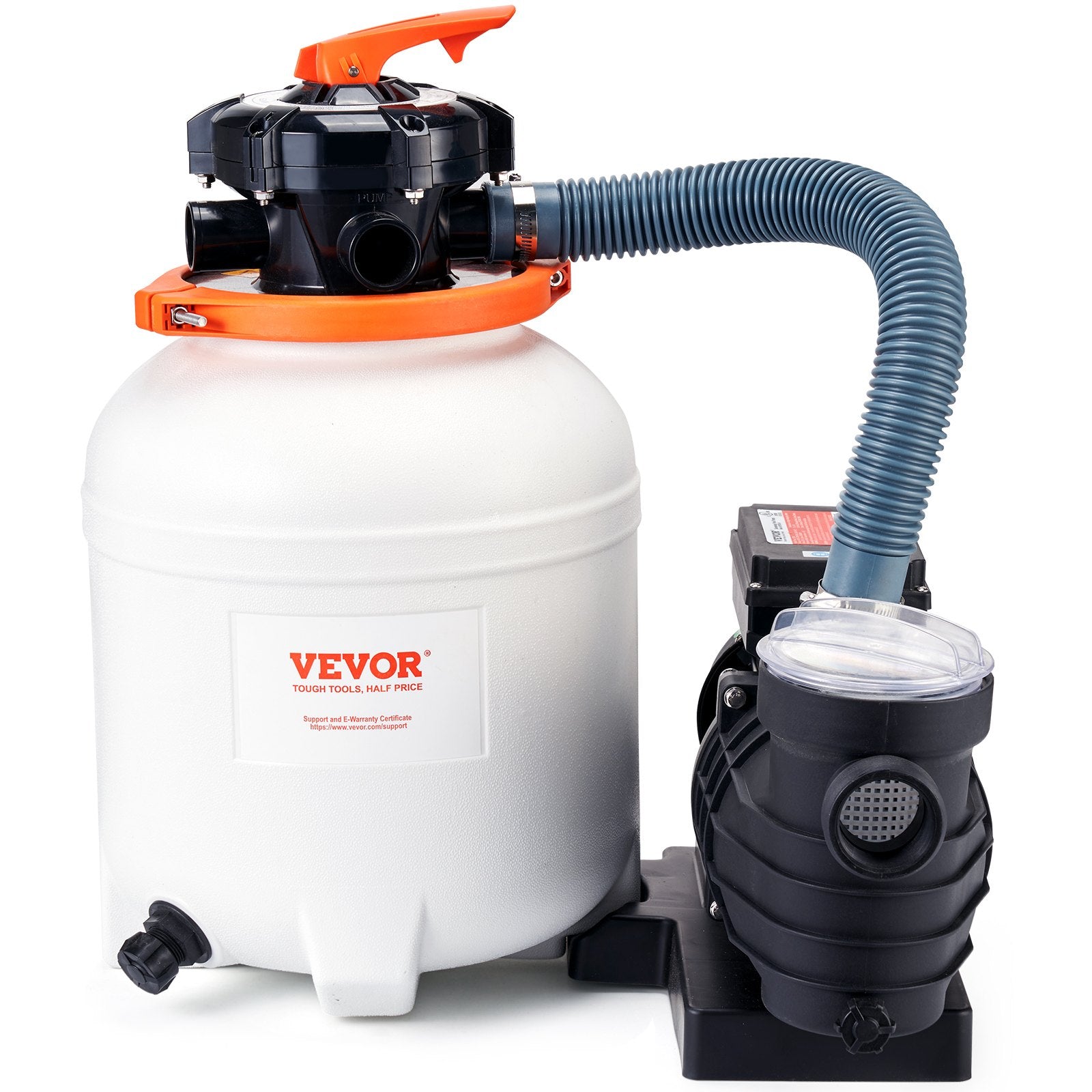 Sand Filter Above Ground with 285W Pool Pump 10,000 L/H Flow 6-Way Valve V952-MGYCSLBYCTFDG4UYPV3