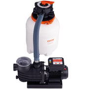 Sand Filter Above Ground with 285W Pool Pump 10,000 L/H Flow 6-Way Valve V952-MGYCSLBYCTFDG4UYPV3