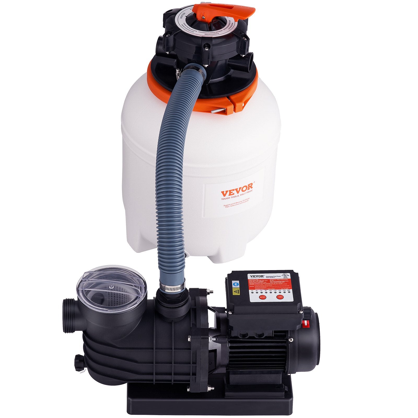 Sand Filter Above Ground with 285W Pool Pump 10,000 L/H Flow 6-Way Valve V952-MGYCSLBYCTFDG4UYPV3