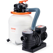Sand Filter Above Ground with 285W Pool Pump 10,000 L/H Flow 6-Way Valve V952-MGYCSLBYCTFDG4UYPV3