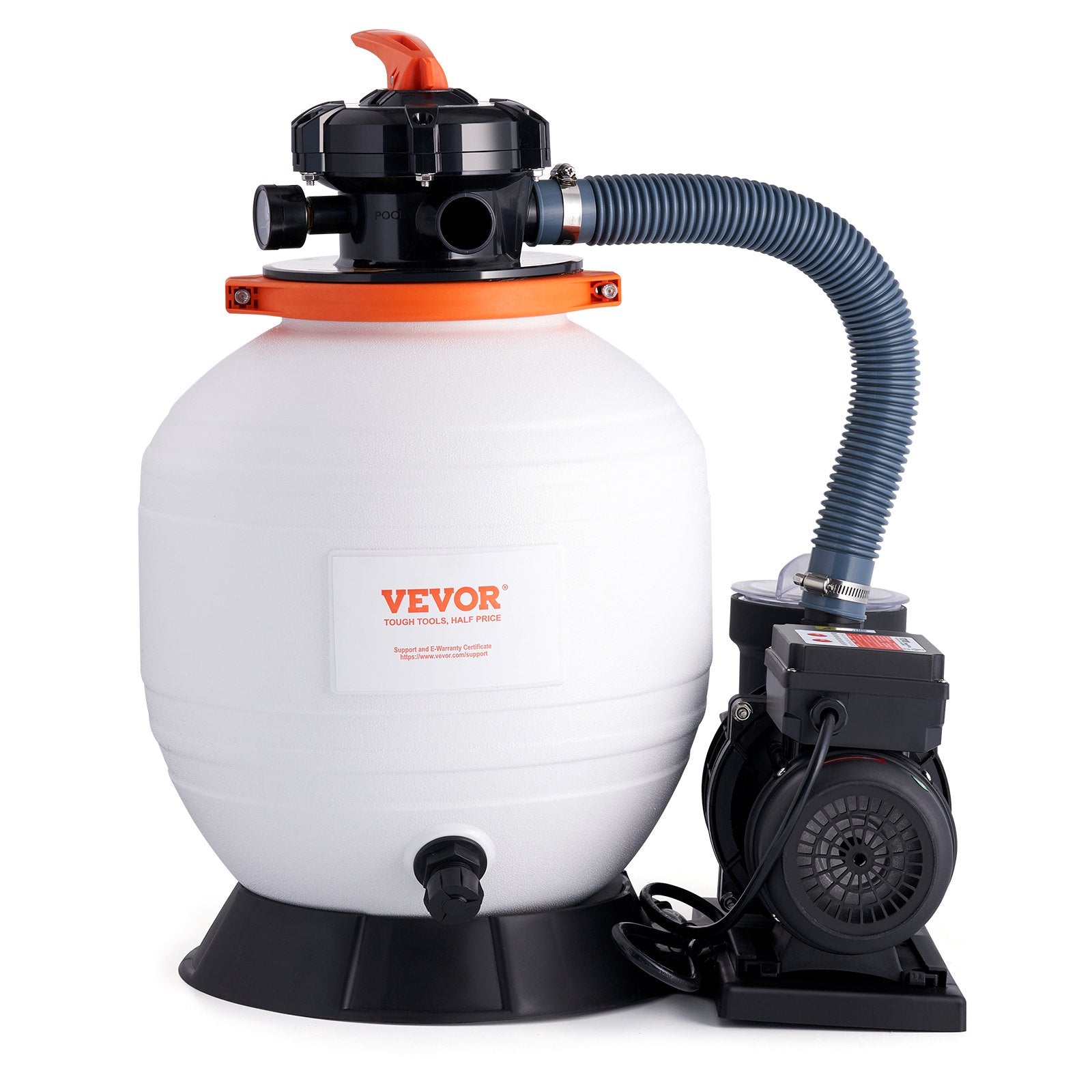 Sand Filter Above Ground with 450W Pool Pump 13,000 L/H Flow 6-Way Valve V952-MGYCSLBYCTFDGH44KV3