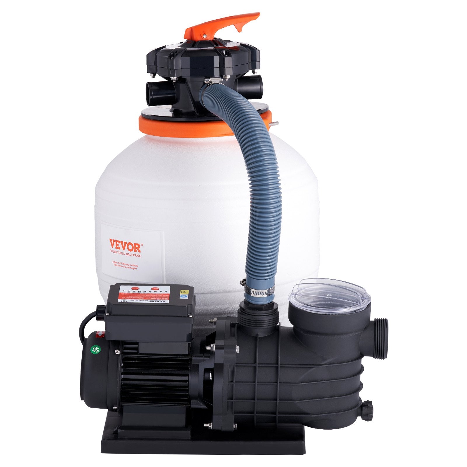 Sand Filter Above Ground with 450W Pool Pump 13,000 L/H Flow 6-Way Valve V952-MGYCSLBYCTFDGH44KV3