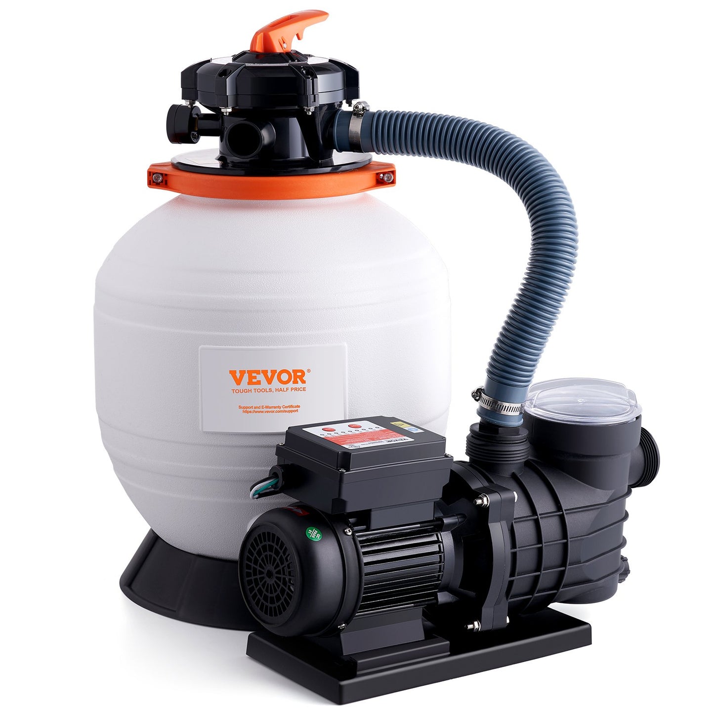 Sand Filter Above Ground with 450W Pool Pump 13,000 L/H Flow 6-Way Valve V952-MGYCSLBYCTFDGH44KV3