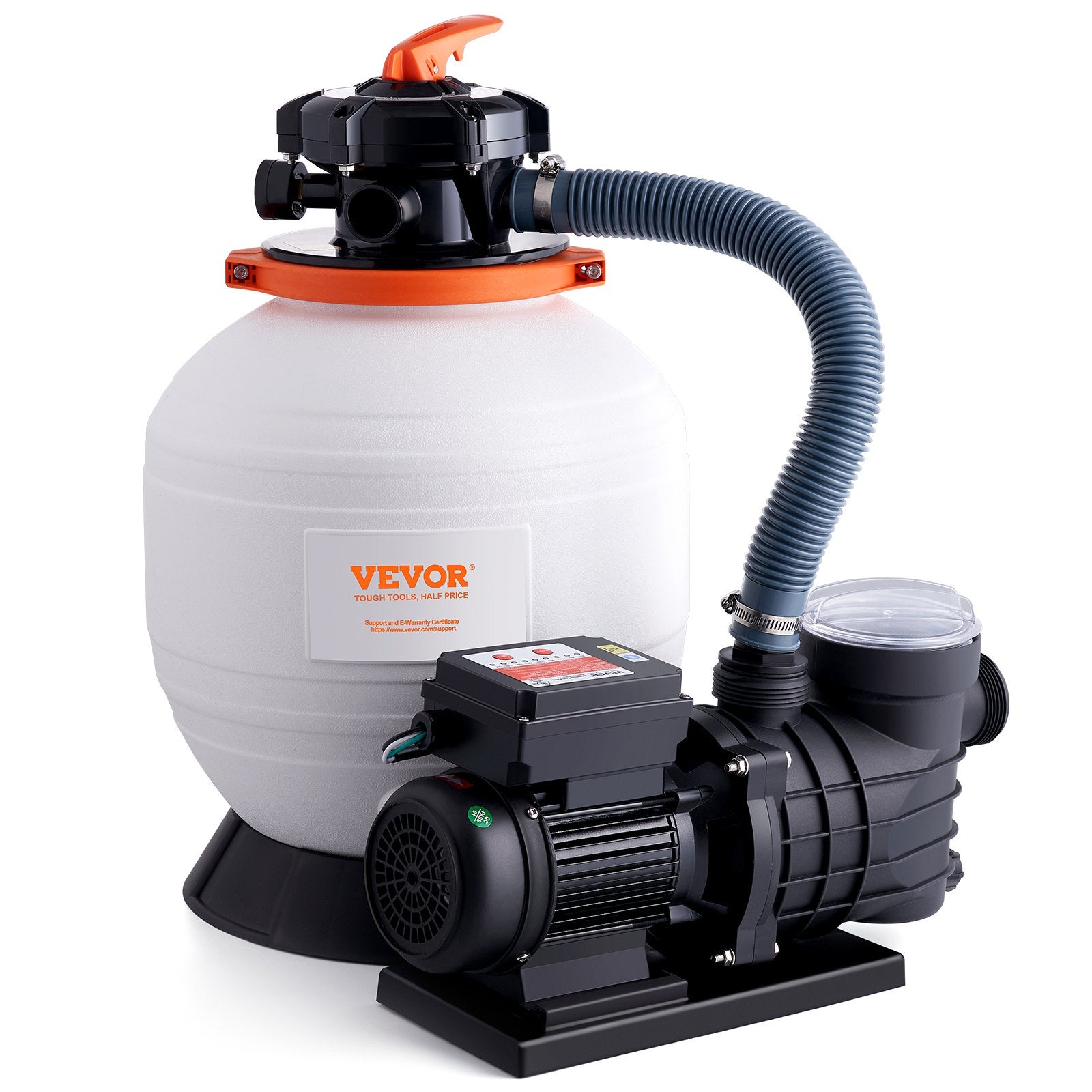 Sand Filter Above Ground with 450W Pool Pump 13,000 L/H Flow 6-Way Valve V952-MGYCSLBYCTFDGH44KV3