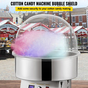Candy Machine Bubble Shield 20.5 Inch Clear Plastic Cotton Candy Cover for Commercial Candy Maker Machine V952-MHTJGZ00000000001V0