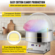 Candy Machine Bubble Shield 20.5 Inch Clear Plastic Cotton Candy Cover for Commercial Candy Maker Machine V952-MHTJGZ00000000001V0