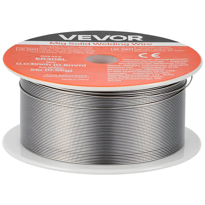 Solid MIG Welding Wire, ER308L 0.8mm 0.9kg, Low Spatter Stainless Steel Welding Wire with High Feedability V952-MIGHSSXHSER3VRU7P001V0