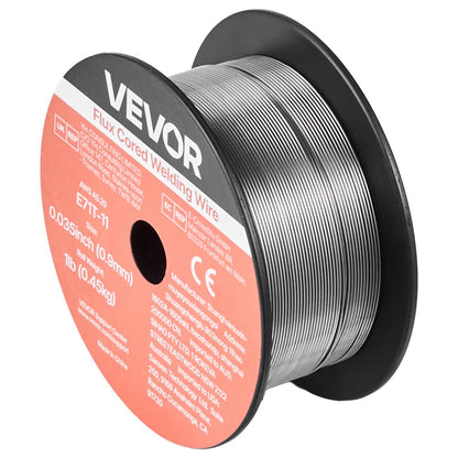 Flux Core MIG Welding Wire, E71T-11 0.9mm 0.45kg, Gasless Mild Steel Welding Wire with Low Spatter for All V952-MIGHSYXHSE71AWQRF001V0