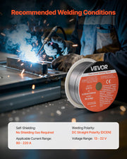 Flux Core MIG Welding Wire, E71T-11 0.8mm 0.9kg, Gasless Mild Steel Welding Wire with Low Spatter for All V952-MIGHSYXHSE71S15QW001V0