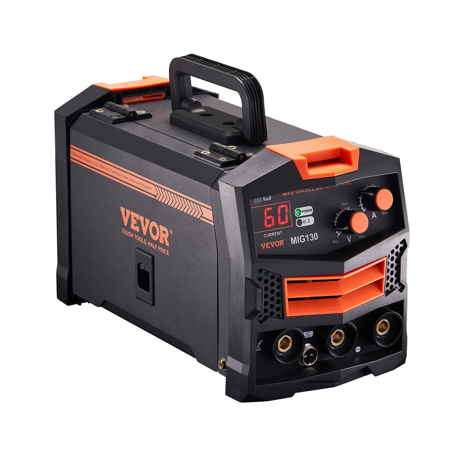 MIG Welder 130Amp Gasless Flux Core Mig Welding Machine with IGBT Inverter V952-MIGYXHJ1H11326PJNV3