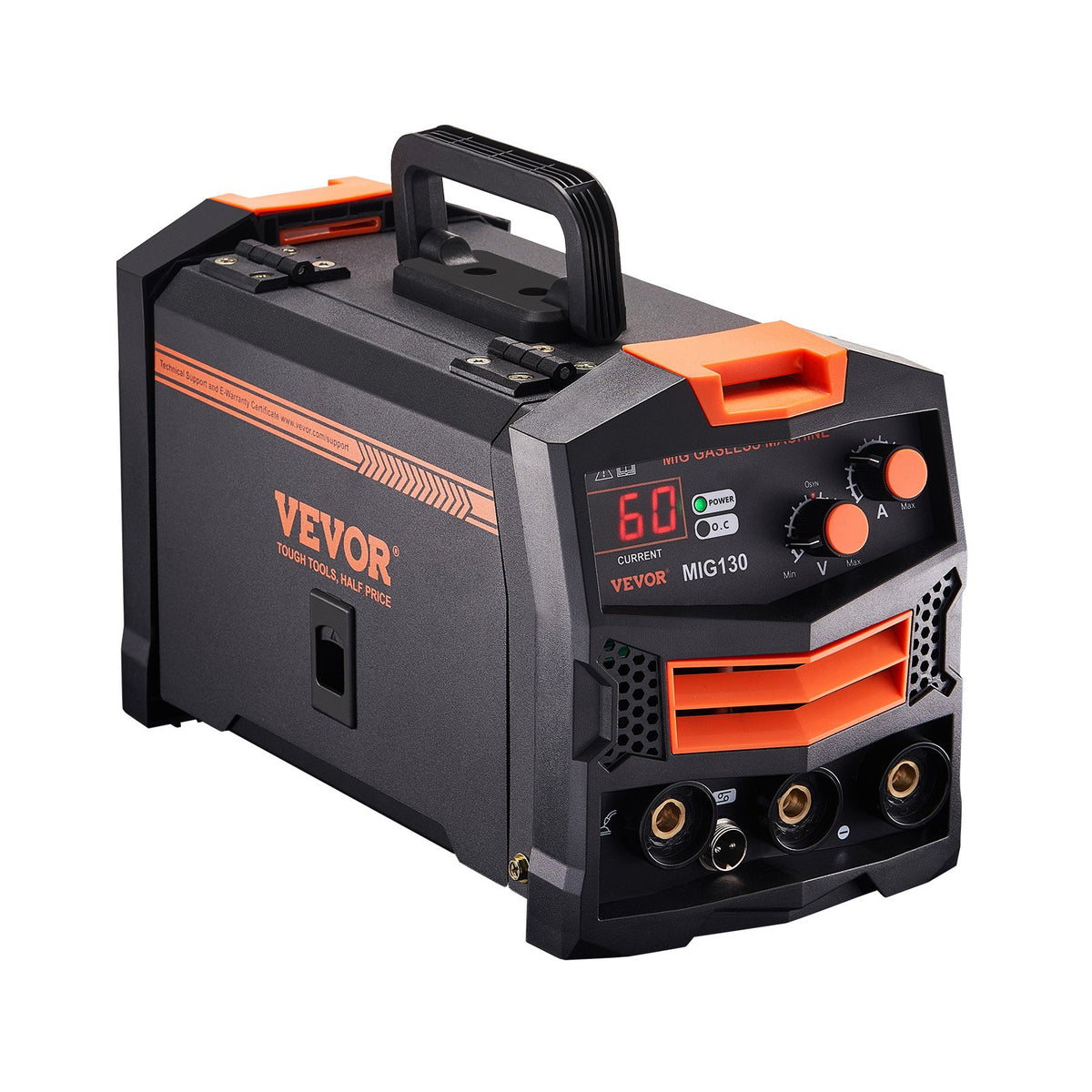 MIG Welder 130Amp Gasless Flux Core Mig Welding Machine with IGBT Inverter V952-MIGYXHJ1H11326PJNV3