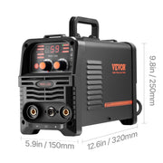 MIG Welder, 130Amp Synergic Mig Welding Machine, 3-in-1 Flux Core MIG/Stick/Lift TIG Multi-Process Welder V952-MIGYXHJ3H113QH258V3