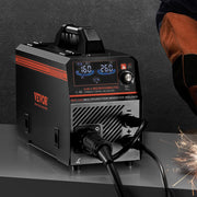 MIG Welder, 160A Synergic Mig Welding Machine, 4-in-1 Gas MIG/Flux Core MIG/Stick/Lift TIG Multi-Process V952-MIGYXHJ4H1165KC80V3
