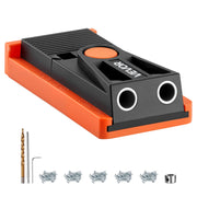 Pocket Hole Jig Kit, 12.7 to 38.1 mm Adjustable, Mini Jig Pocket Hole System with Step Drill, Hex Wrench, V952-MINISXKKJDPSVGZHO001V0