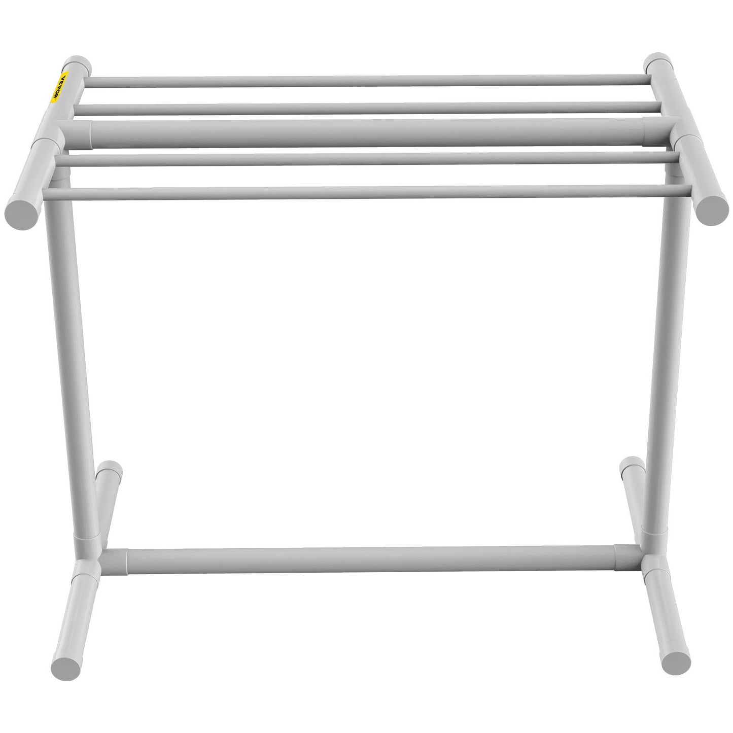 Pool Towel Rack, 5 Bar, White, Freestanding Outdoor PVC T-Shape Poolside Storage Organizer, Include 8 Towel V952-MJJBSGZXGBDD5JAP7V0